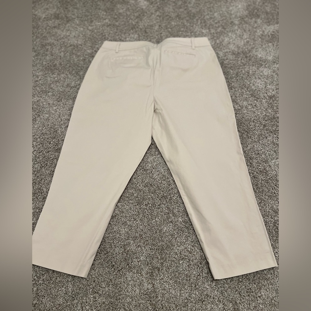Talbots Perfect Crop with Button Detail at the hem, 14P - Picture 3 of 6